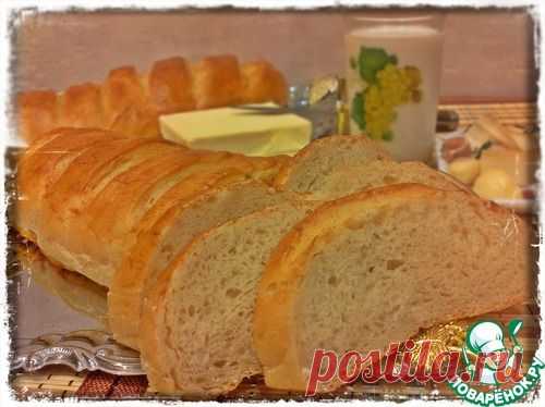 Батон на кефире - кулинарный рецепт