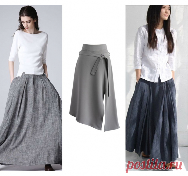 Модная серая юбка - с чем носить? — Модно / Nemodno