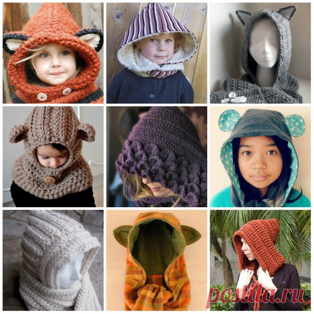 шапка капюшон своими руками готовимся к холодам