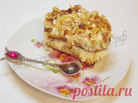 Пирожные Слойки с кремом