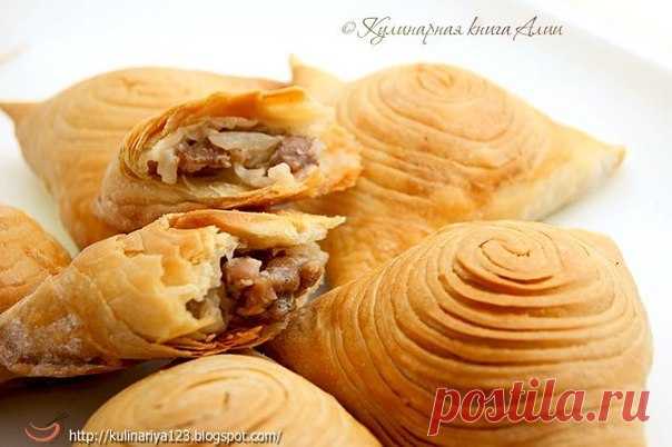 Слоеная самса (настоящая, узбекская) » Кулинарные рецепты