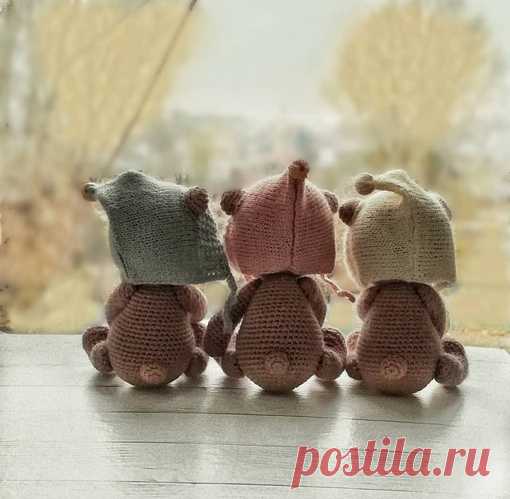 Шапочка для мишки 
Автор: @wool_toys_marina (https://m.vk.com/koshachui_klubok)