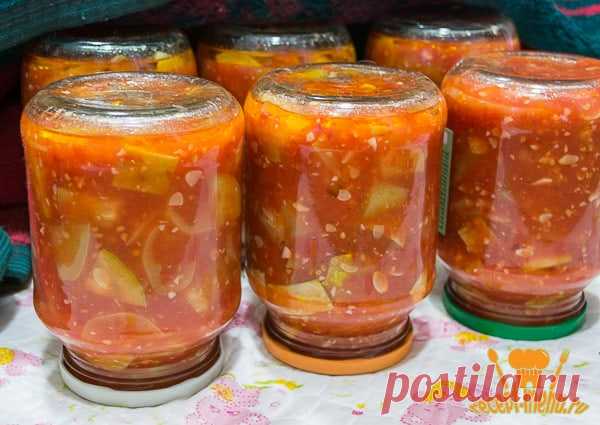 Салаты из кабачков на зиму