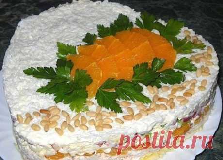 Салаты с копченой курицей: 8 рецептов