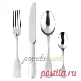 Набор столовых приборов 12 персон 50 предметов нержавеющая сталь 18/10 серебристый серия Vieux Paris Guy Degrenne 155070 с доставкой - Posudamart.Ru