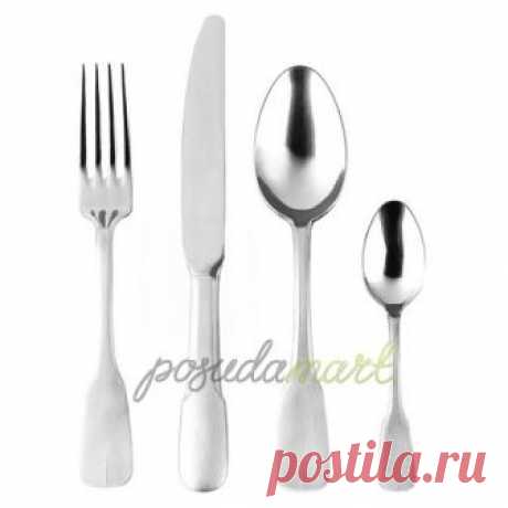 Набор столовых приборов 12 персон 50 предметов нержавеющая сталь 18/10 серебристый серия Vieux Paris Guy Degrenne 155070 с доставкой - Posudamart.Ru