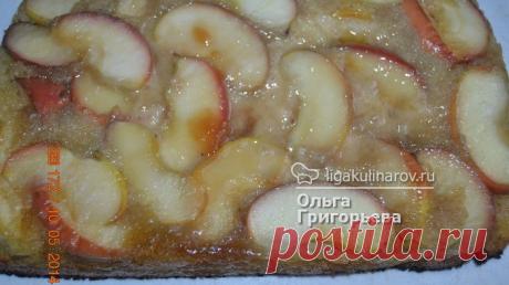 Десерт "Манник с яблоками", рецепт пошаговый от Лиги Кулинаров. Рецепт десерта "Манник с яблоками", рецепты