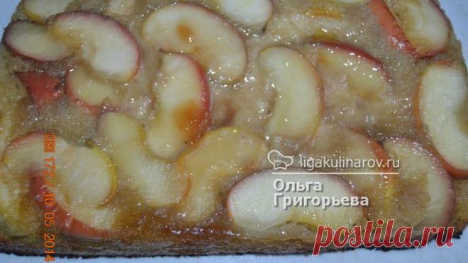 Десерт "Манник с яблоками", рецепт пошаговый от Лиги Кулинаров. Рецепт десерта "Манник с яблоками", рецепты