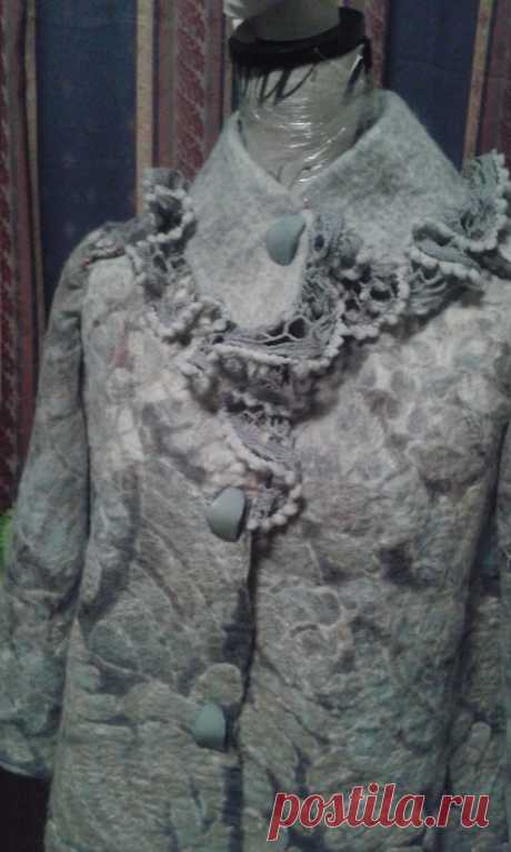 Жакет валяный - мои первые шаги в валянии / Валяние / Валяние. Работы пользователей.