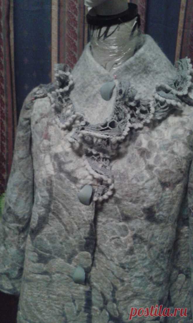 Жакет валяный - мои первые шаги в валянии / Валяние / Валяние. Работы пользователей.