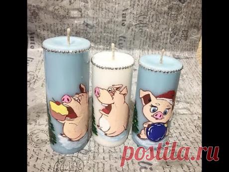 Мастер класс «Рисунки на свечах»,  World of candles. Блог Натальи Березюк