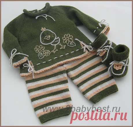2baby - Вяжем детям реглан сверху спицами