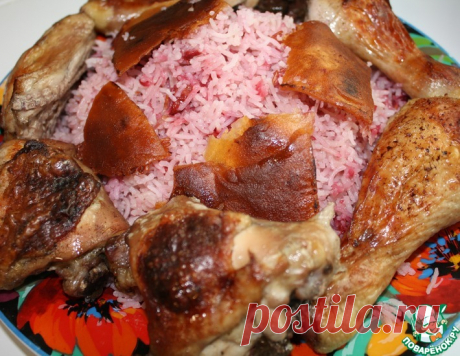 Вишневый плов с курицей – кулинарный рецепт