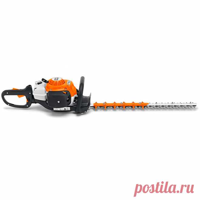 Бензиновые мотоножницы Stihl HS 82 R, 60 см предназначены для фигурной стрижки кустарника, для подстригания и ухода за низкорослыми вечнозелёными живыми изгородями и мелколистными декоративными деревьями. Специальная геометрия ножа обеспечивает чистый, точный рез. Эти садовые ножницы прекрасно режут как вертикально, так и горизонтально. Агрегат обладает небольшой массой и незначительными вибрационными нагрузками и редуктором, позволяющим снизить скорость до 3000 ходов в минуту.