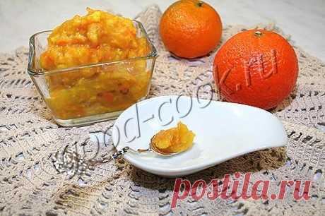 яблочное варенье с мандариновыми корочками, рецепт приготовления