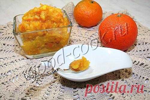яблочное варенье с мандариновыми корочками, рецепт приготовления