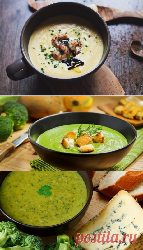 Для тех, кто любит кремовые супы! Топ-5 безумно вкусных и диетических супов-пюре