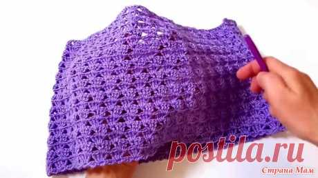 Ажурный узор для топа - Все в ажуре... (вязание крючком) - Страна Мам