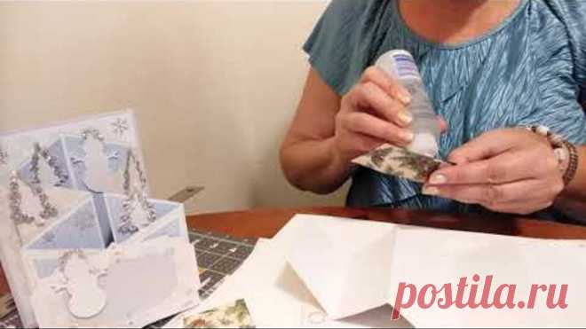 #77. Открытка двойной каскад
