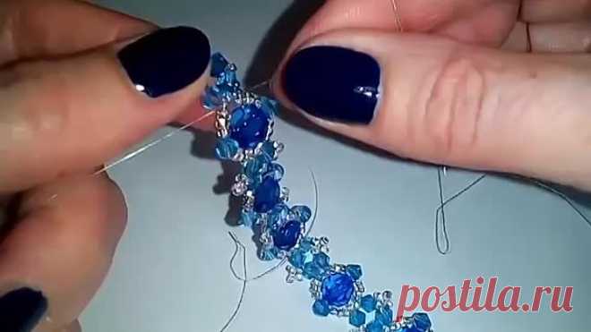 МК по изготовлению браслета. Автор мк Gulnur Flower