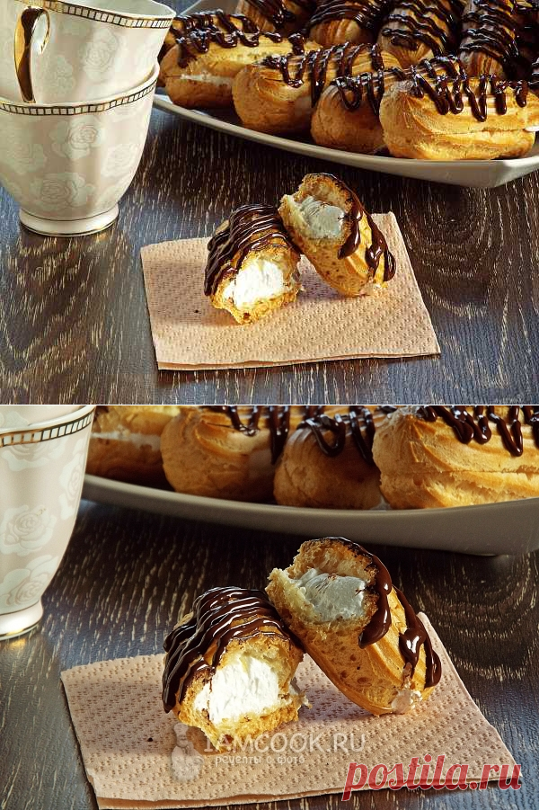 Эклеры с белковым кремом — рецепт с фото пошагово. Как приготовить белковый крем для эклеров?