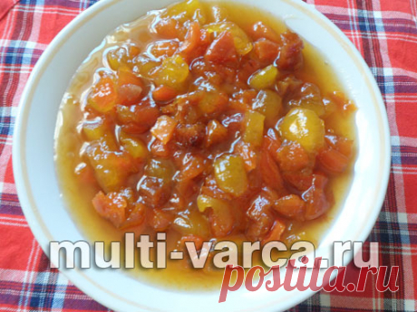 Варенье из тыквы и кураги в мультиварке