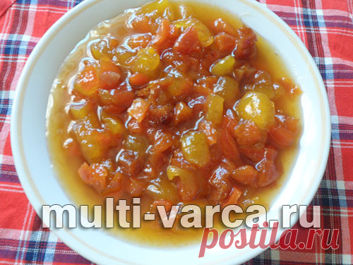 Варенье из тыквы и кураги в мультиварке