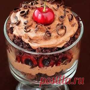 Трифл «Черный лес» Вот это вкусно!