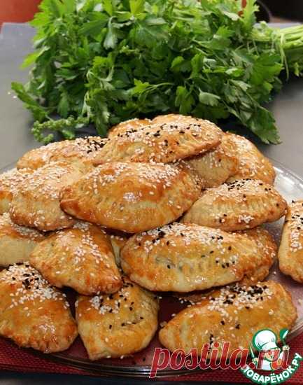 Греческие пирожки Котопитакя из теста куру Кулинарный рецепт
