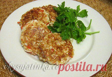 Котлеты из крабовых палочек - рецепт с фото