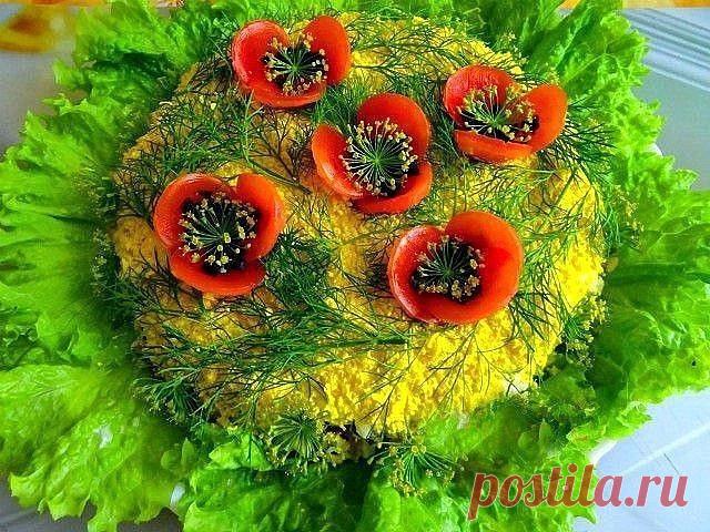 ✿ 6 ОБАЛДЕННЫХ САЛАТОВ! ГОСТИ АХНУТ ОТ ВОСТОРГА ✿
1) Салат мимоза 