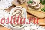 Рулет из говядины и курицы