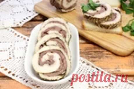 Рулет из говядины и курицы