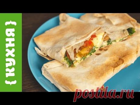 ЖАРЕНЫЙ ЛАВАШ С СЫРОМ И ПОМИДОРАМИ | ВКУСНЫЕ РЕЦЕПТЫ