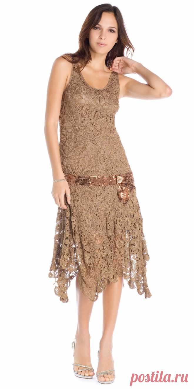 Платье "ирландские ромашки"