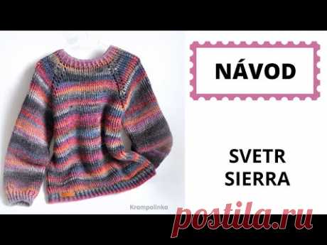 Háčkovaný svetr Sierra. Od pozdimu do jara.