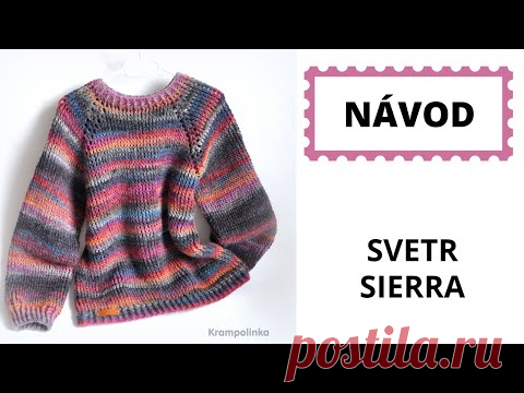 Háčkovaný svetr Sierra. Od pozdimu do jara.
