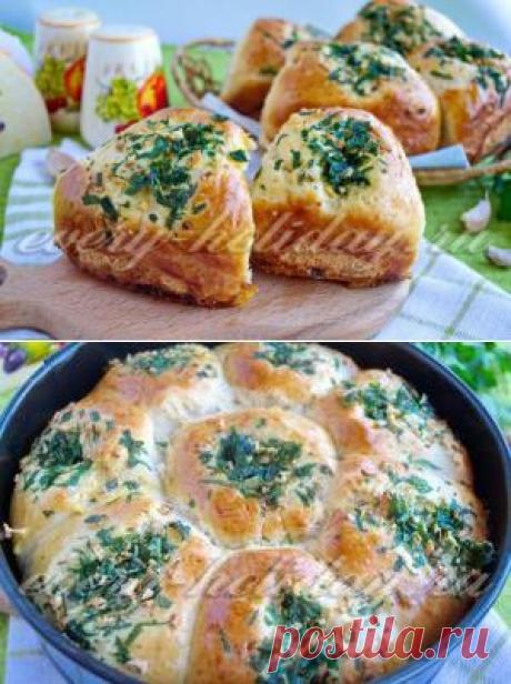 Чесночные булочки: рецепт