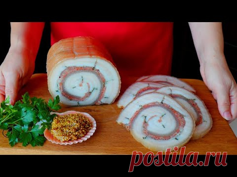 Беру самое ДЕШЕВОЕ и ТОНКОЕ сало, и готовлю закуску на праздник! Нарезка вместо колбасы!