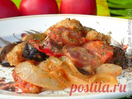 Соте с плавленым сыром и ветчиной