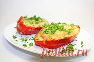 Быстрая закуска Перец с начинкой рецепт с фото