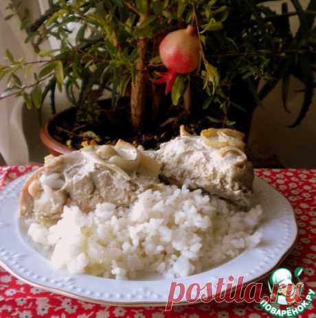 Курица с луком и горчицей - кулинарный рецепт