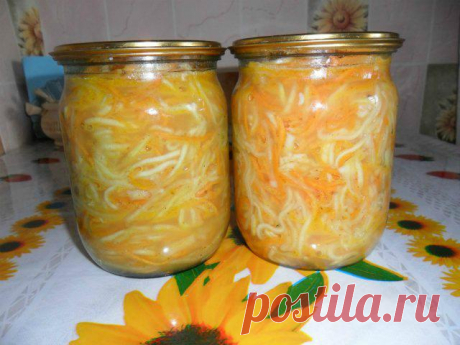 Кабачки по-корейски на зиму