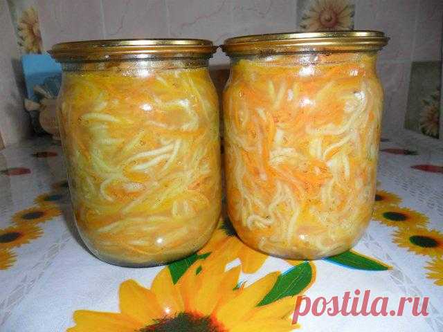 Кабачки по-корейски на зиму