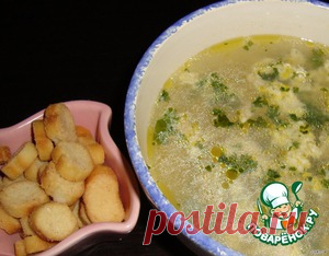 Суп куриный с кукурузой - кулинарный рецепт