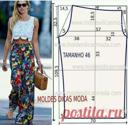 Свободные брюки. Шьем сами