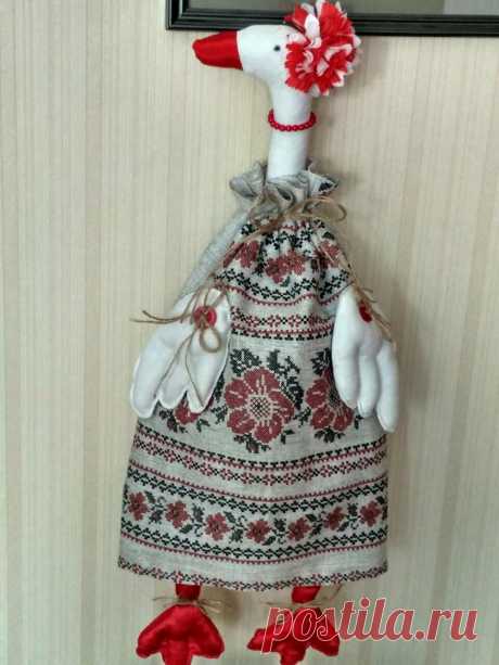 Гусынька в цветочек(лето пришло)