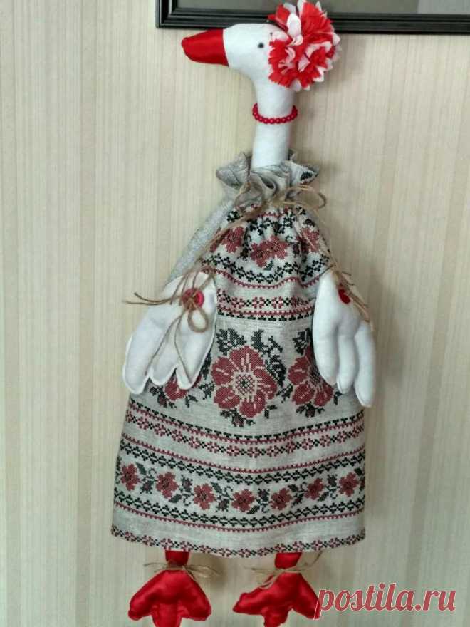Гусынька в цветочек(лето пришло)