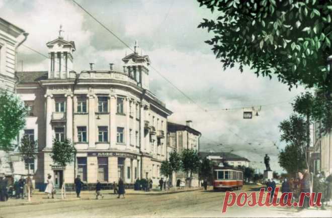 Калинин. Улица Урицкого, 1950-е годы