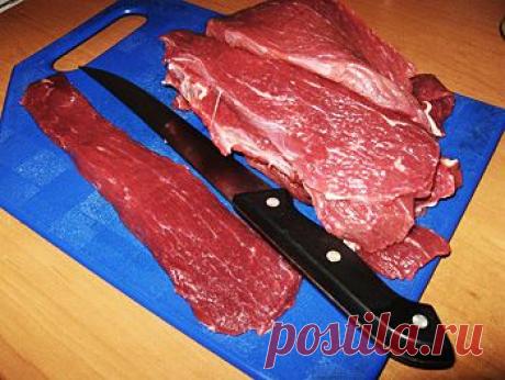 Вяленое мясо (билтон, балык) в домашних условиях | Как приготовить